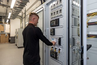 Inside Beau Sejour Substation