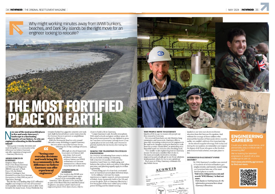 Pathfinder Magazine with Guernsey feature