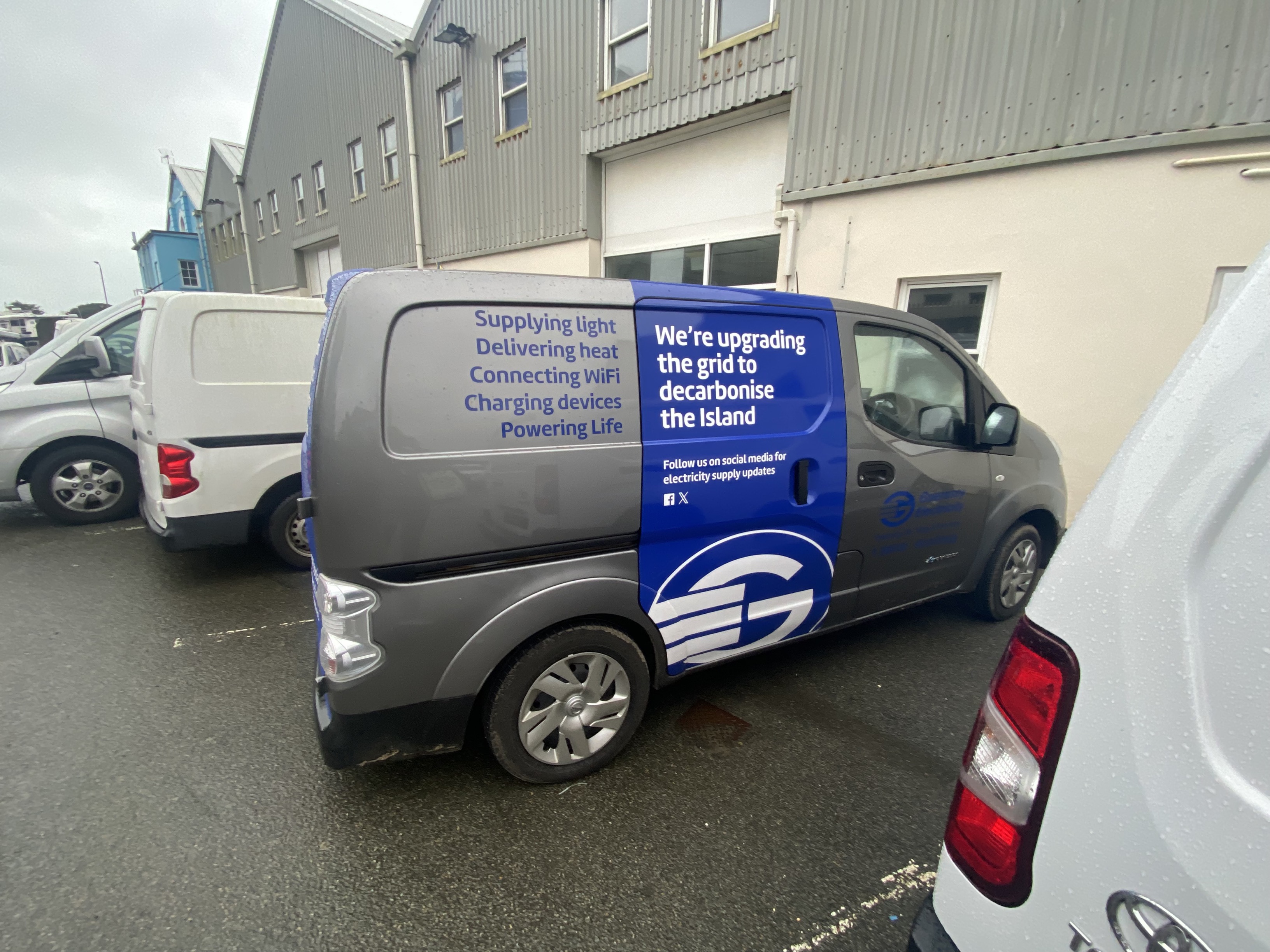 Guernsey Electricity Distribution Team Van