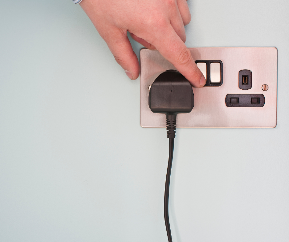 Switch off at the plug