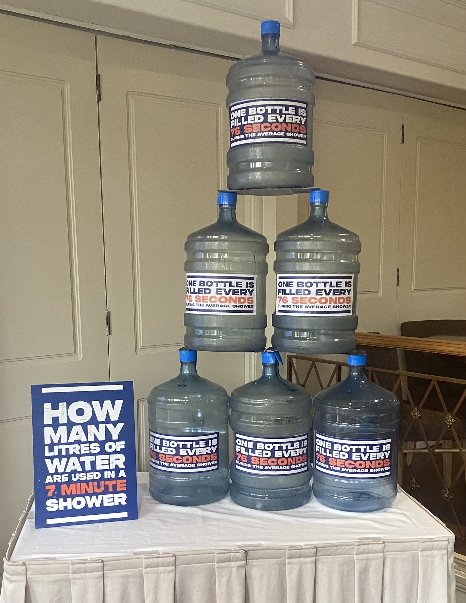 7 minute shower water use